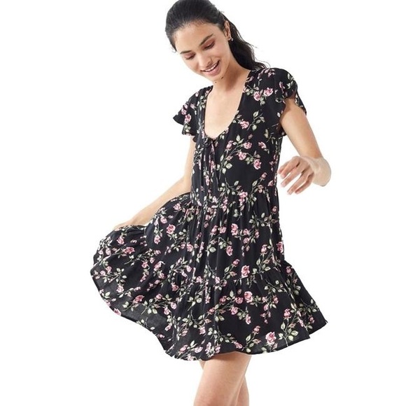 Urban Outfitters Dresses & Skirts - Urban Outfitters Floral Babydoll Casual Dress